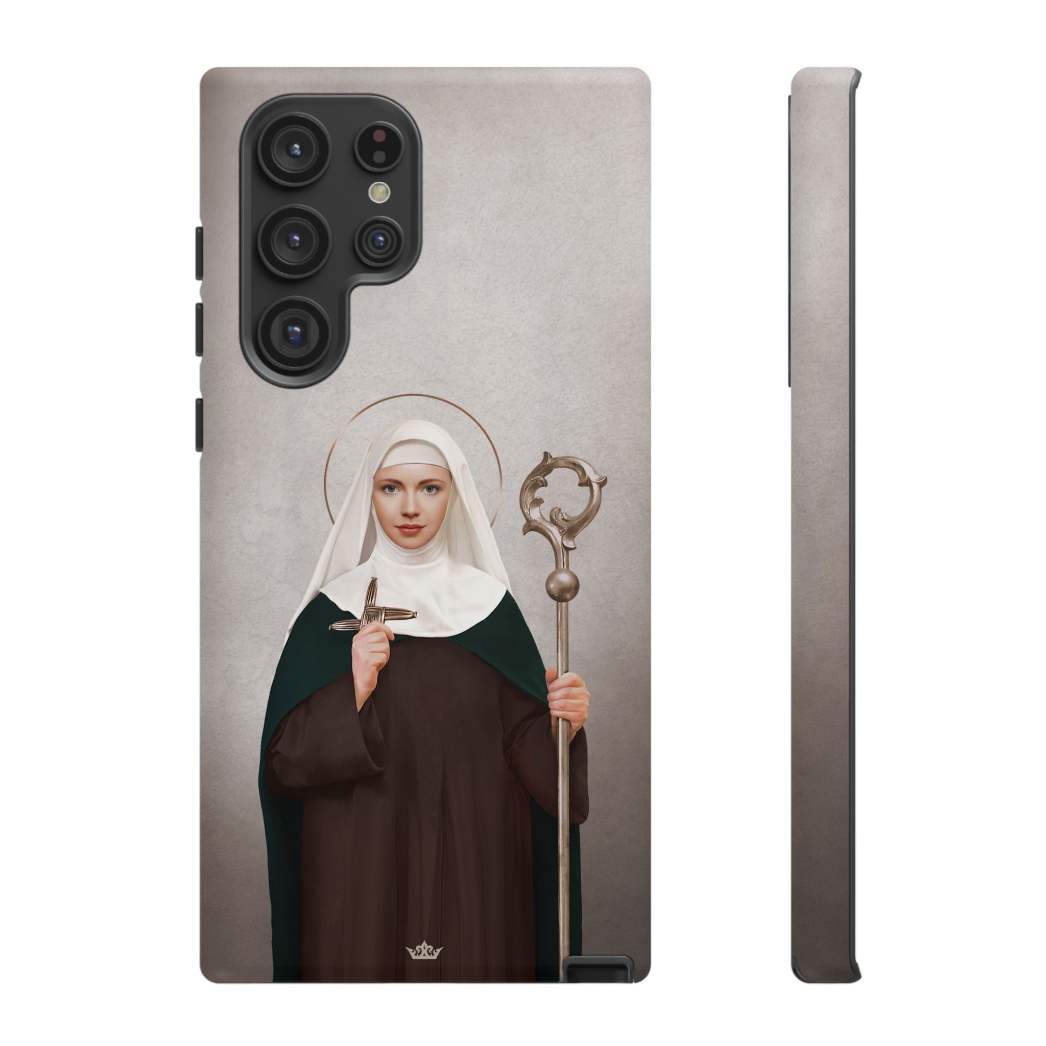 St. Brigid of Ireland Hard Phone Case (Light) - VENXARA®