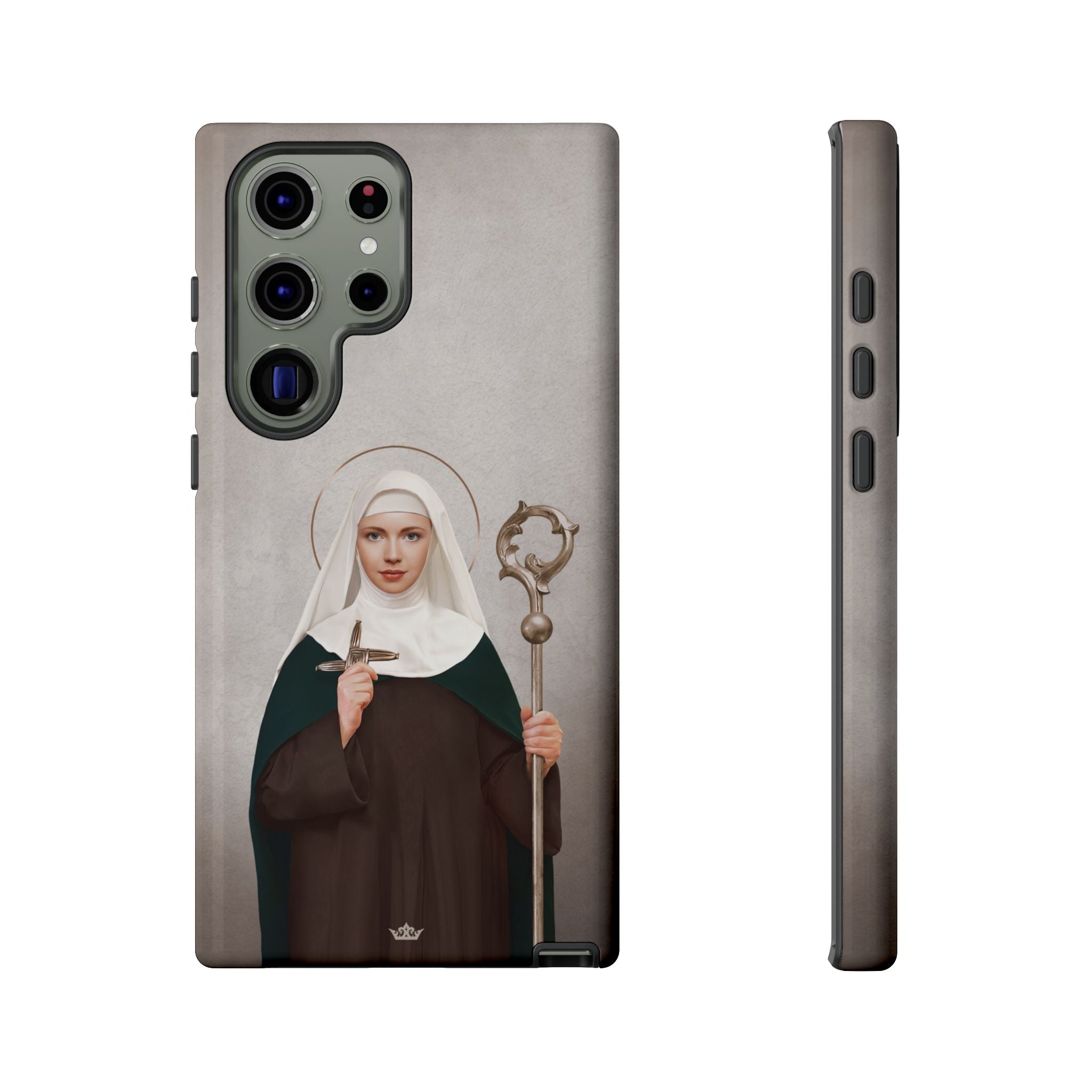 St. Brigid of Ireland Hard Phone Case (Light) - VENXARA®