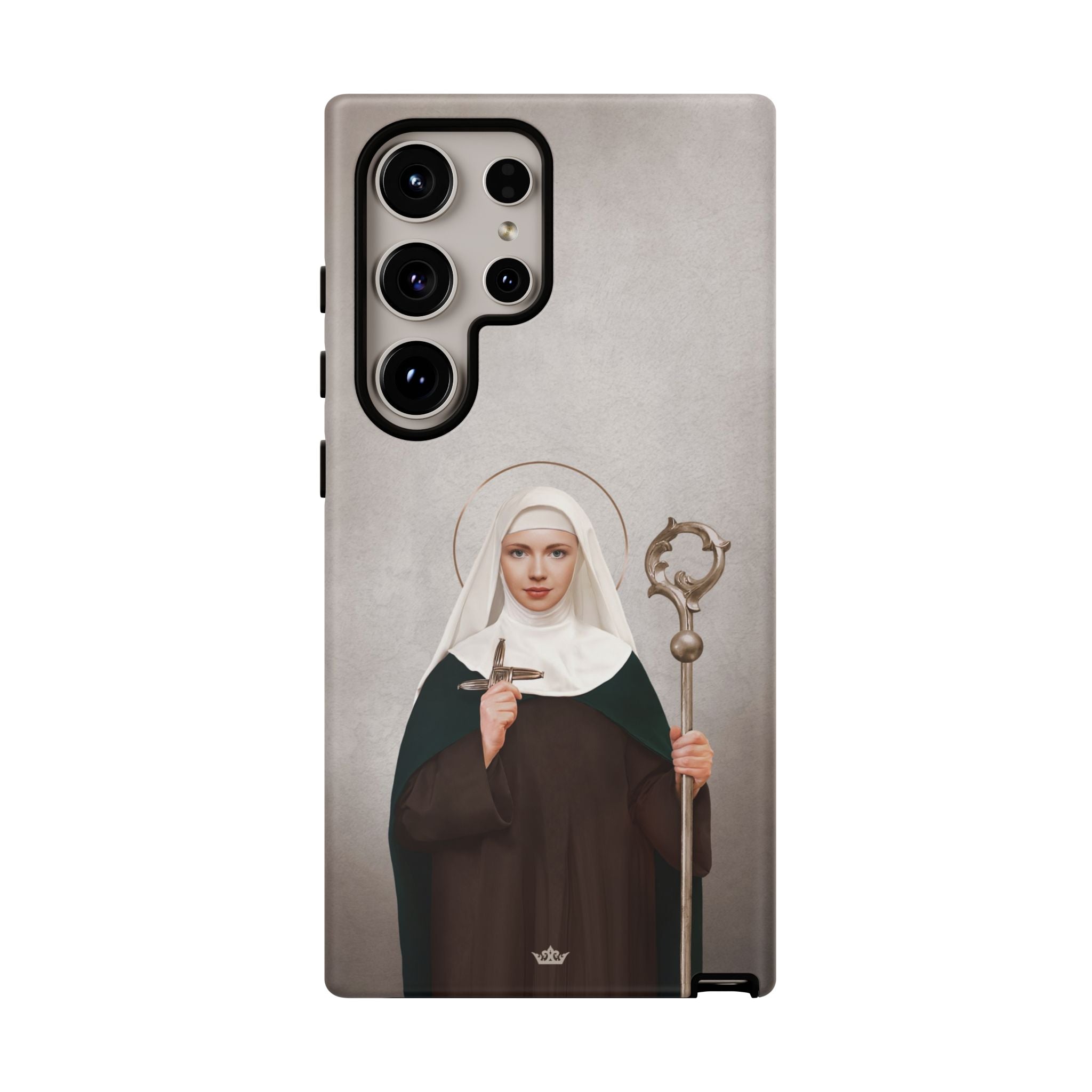 St. Brigid of Ireland Hard Phone Case (Light) - VENXARA®