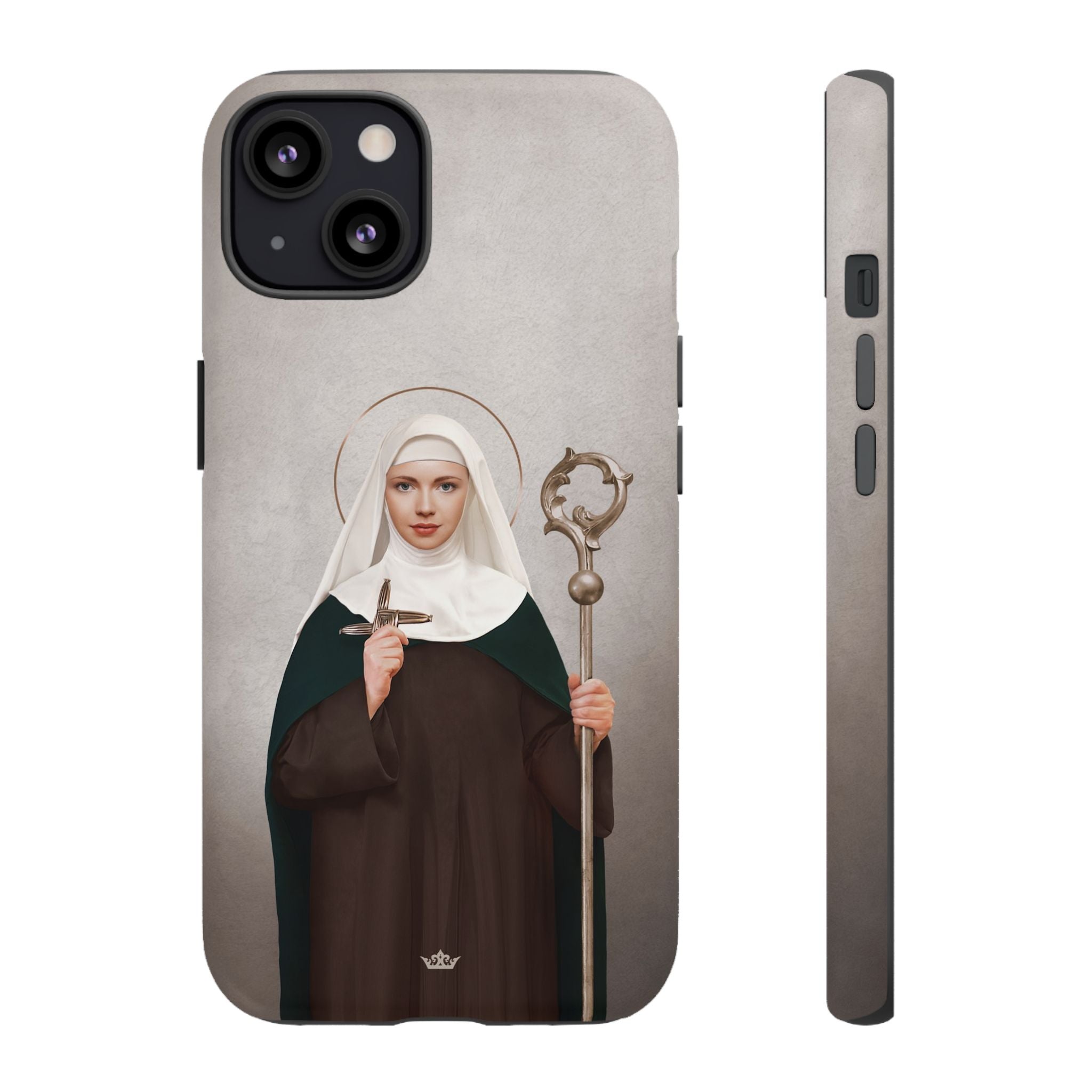 St. Brigid of Ireland Hard Phone Case (Light) - VENXARA®