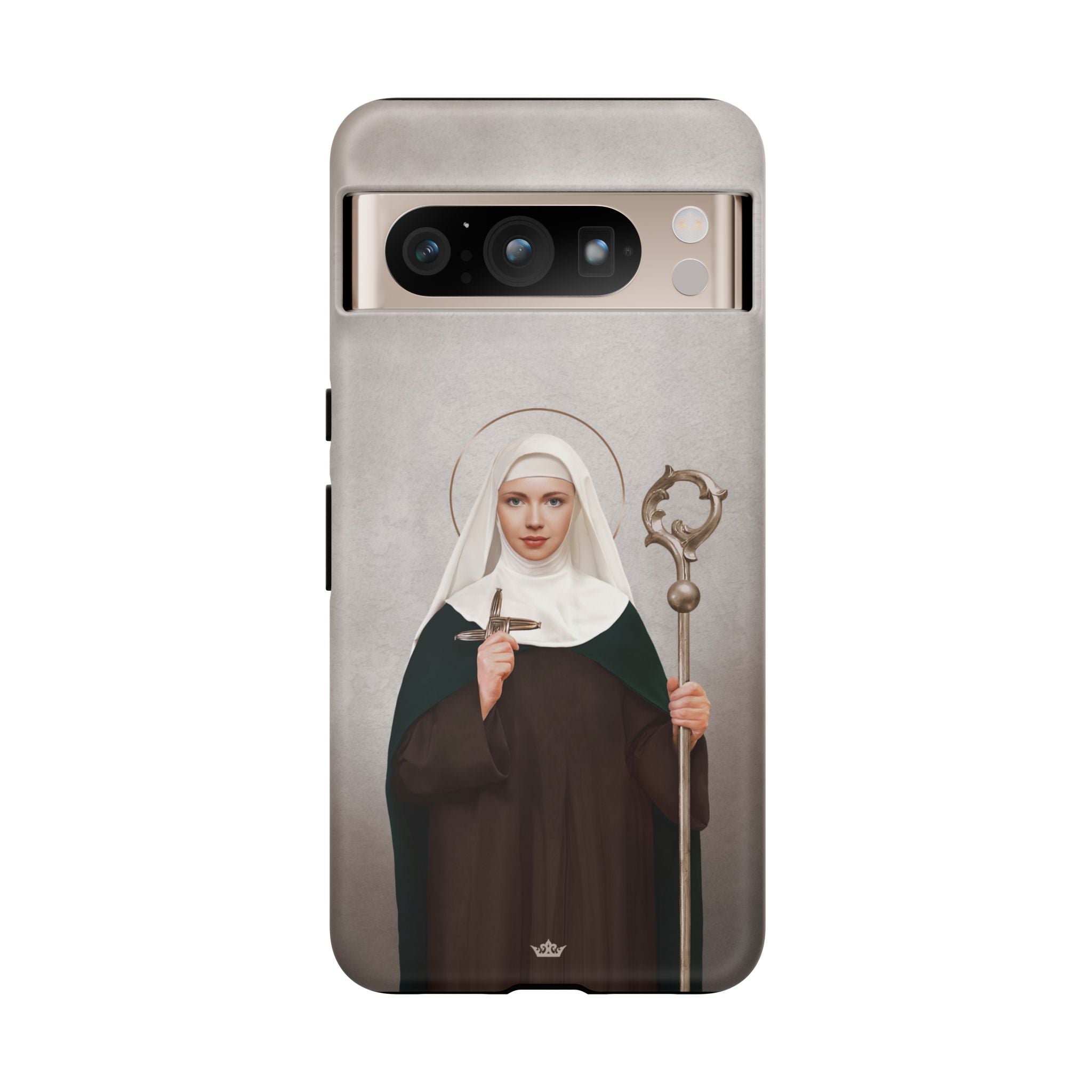 St. Brigid of Ireland Hard Phone Case (Light) - VENXARA®