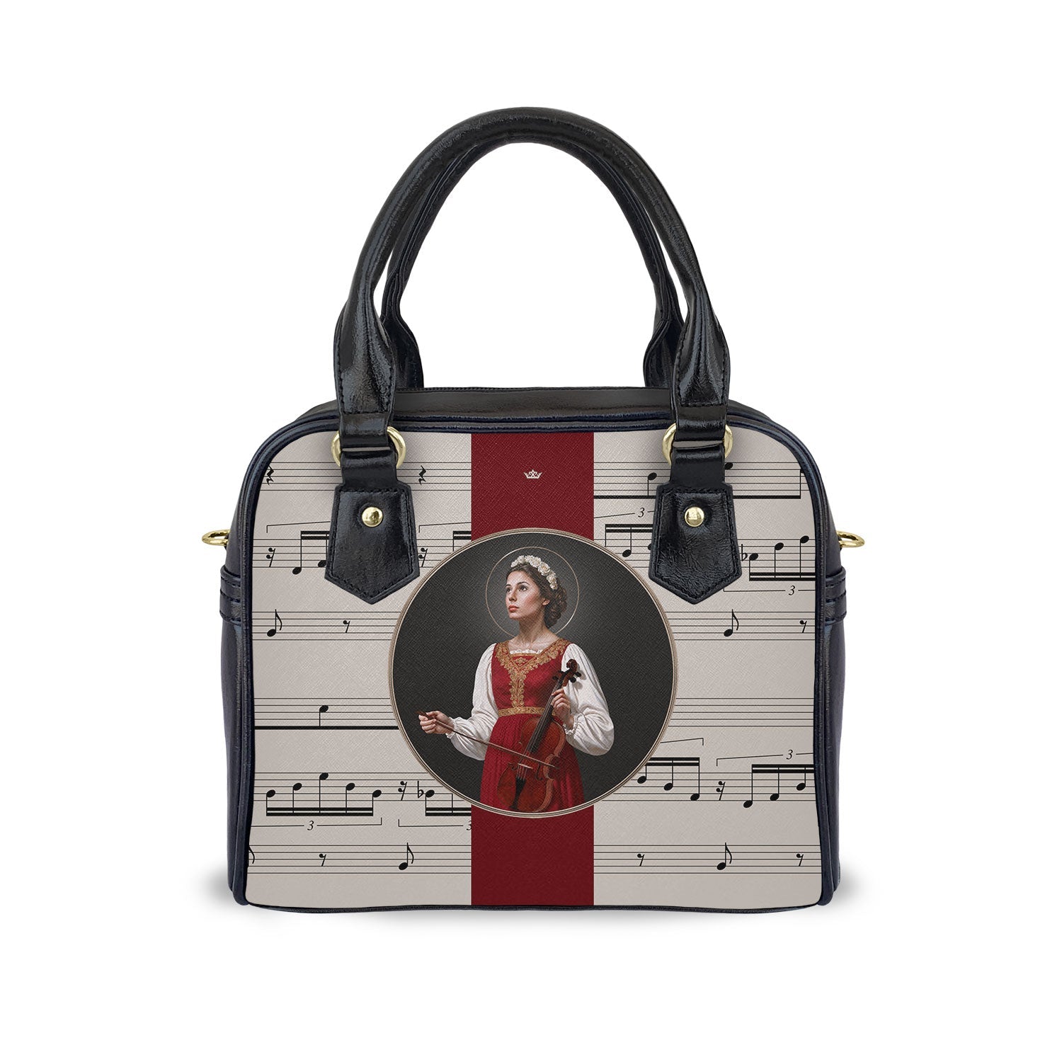 St. Cecilia Handbag (Music Notes Sand) - VENXARA®