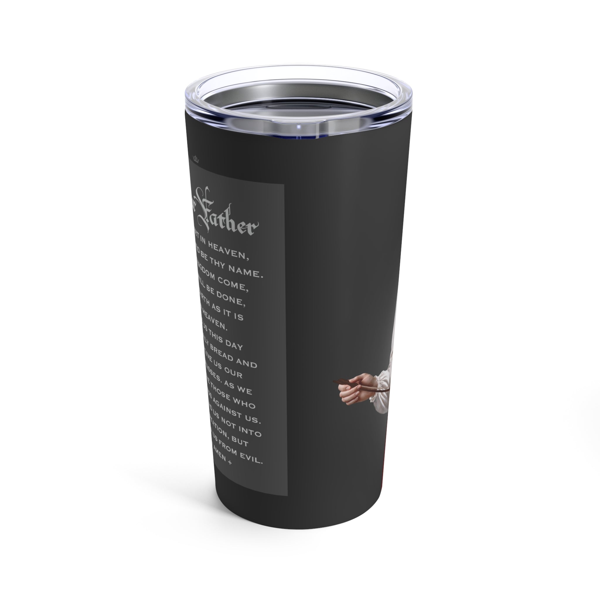 St. Cecilia Lord's Prayer Tumbler 20 oz. (Ash) - VENXARA®