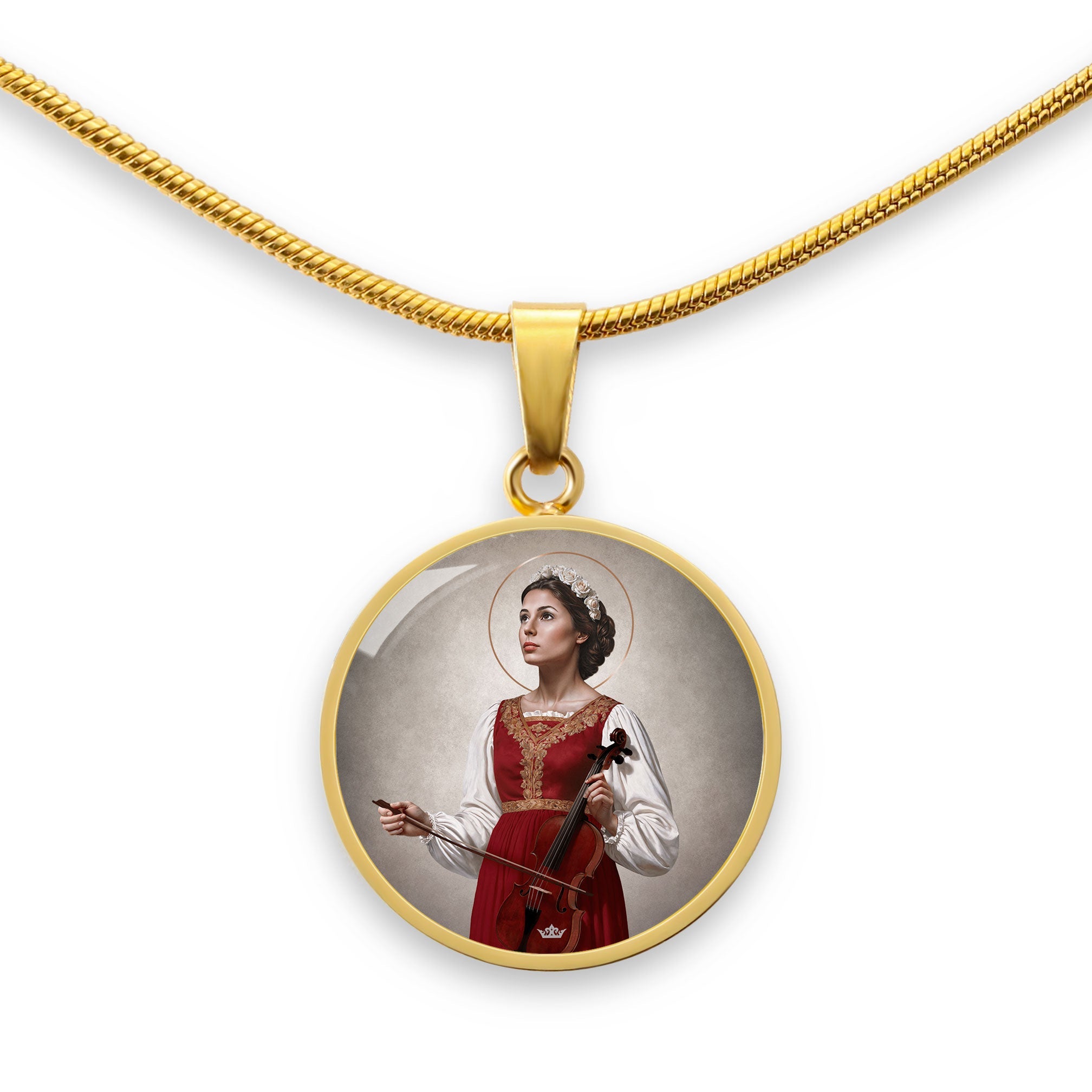 St. Cecilia Pendant Necklace - VENXARA®