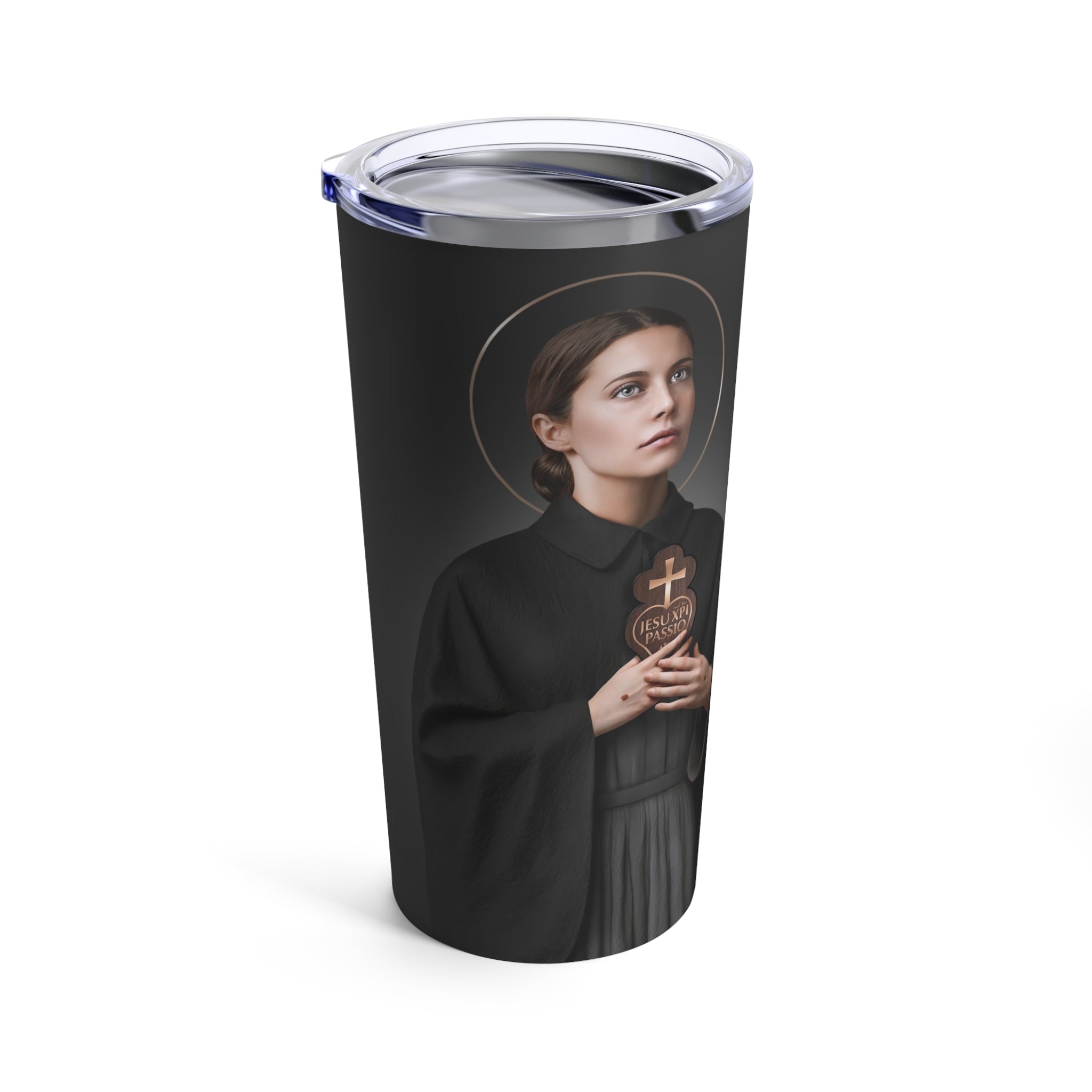 St. Gemma Galgani Lord's Prayer Tumbler 20 oz. (Ash) - VENXARA®