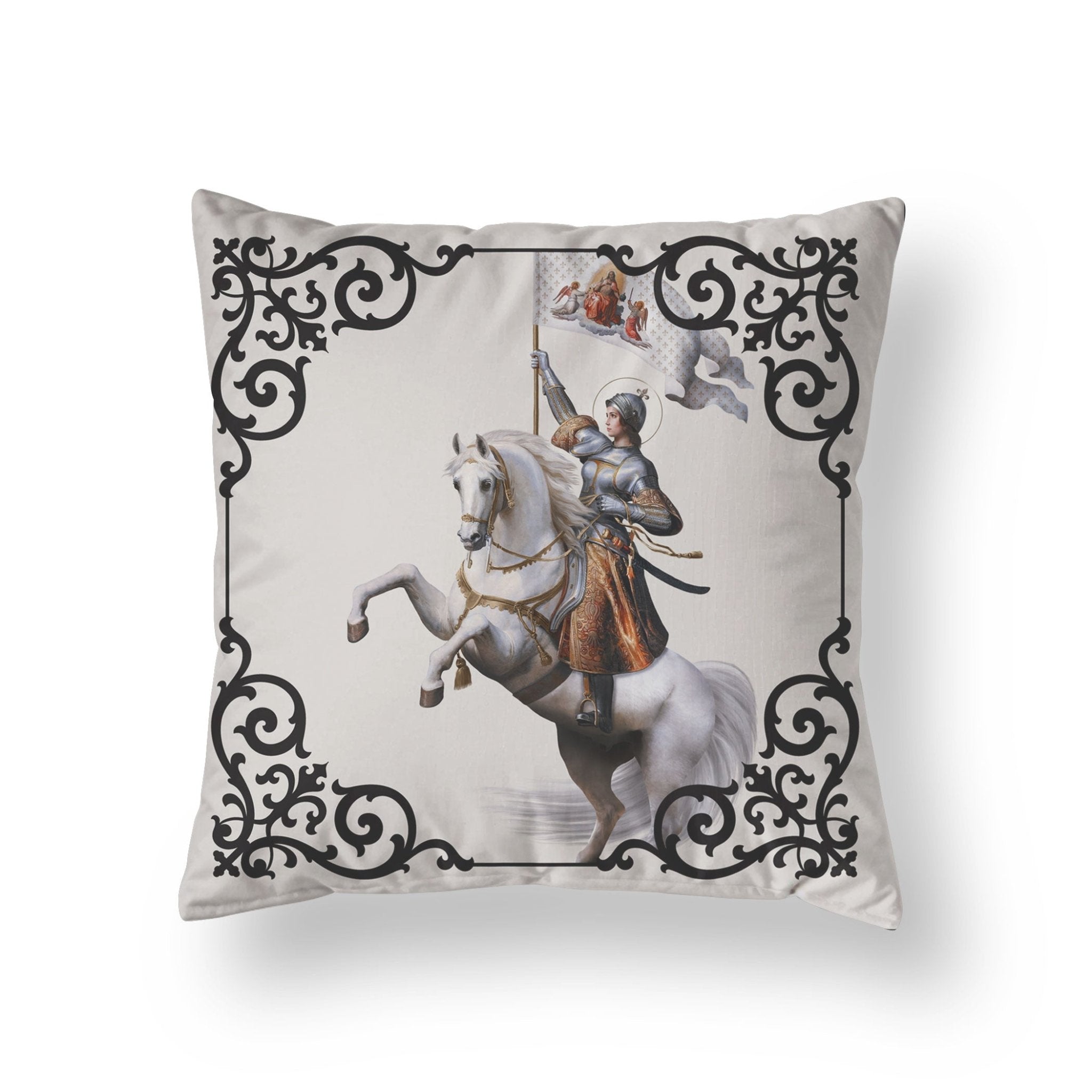 St. Joan of Arc in Battle Pillow - VENXARA®