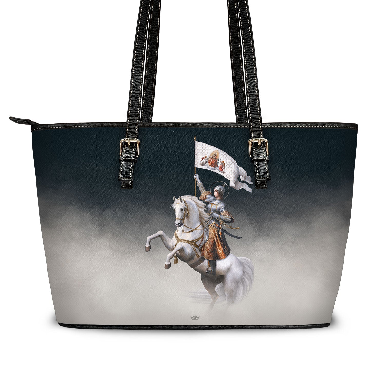 St. Joan of Arc in Battle Tote Bag (Dust) - VENXARA®