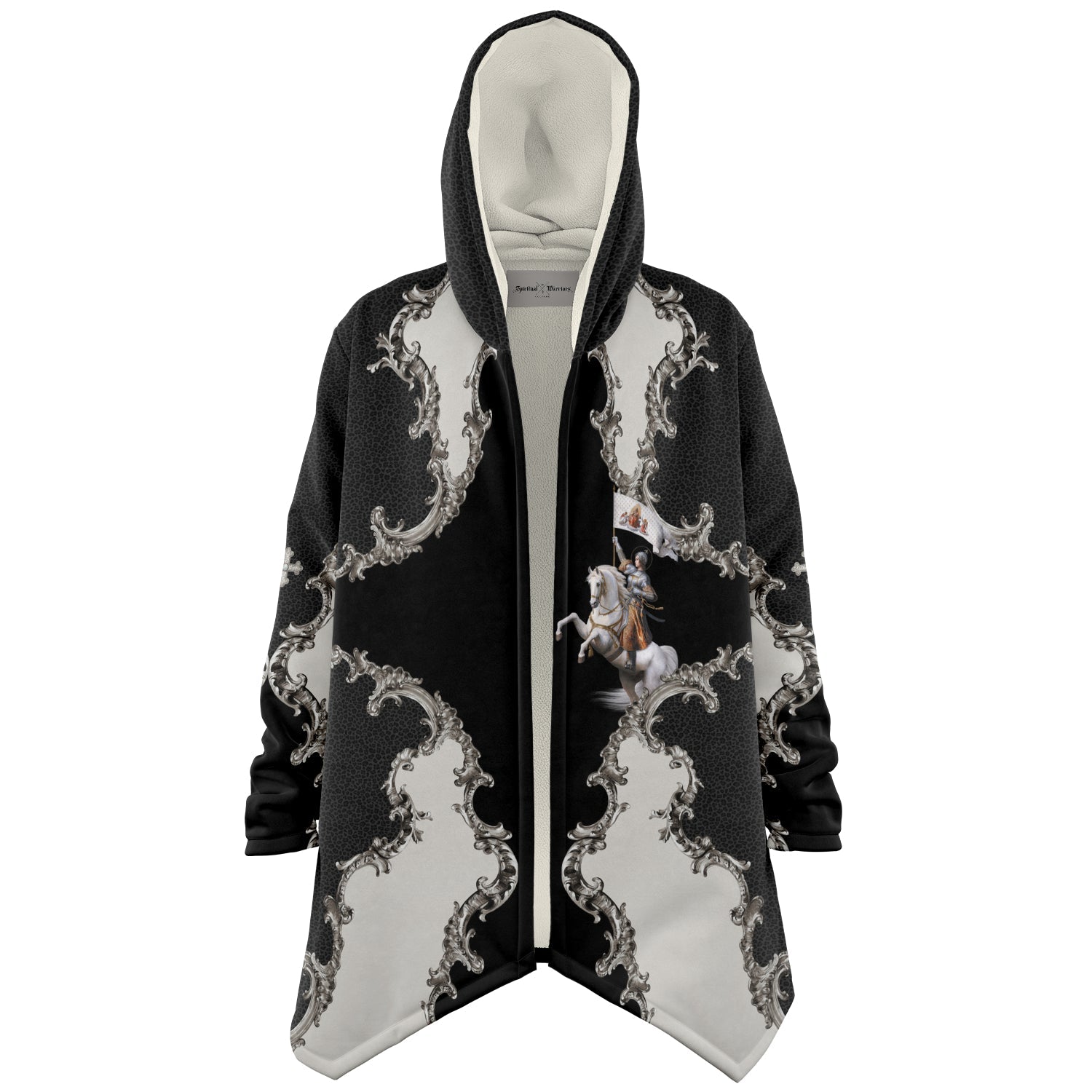 St. Joan of Arc Microfleece Cloak (Baroque Leopard) - VENXARA®