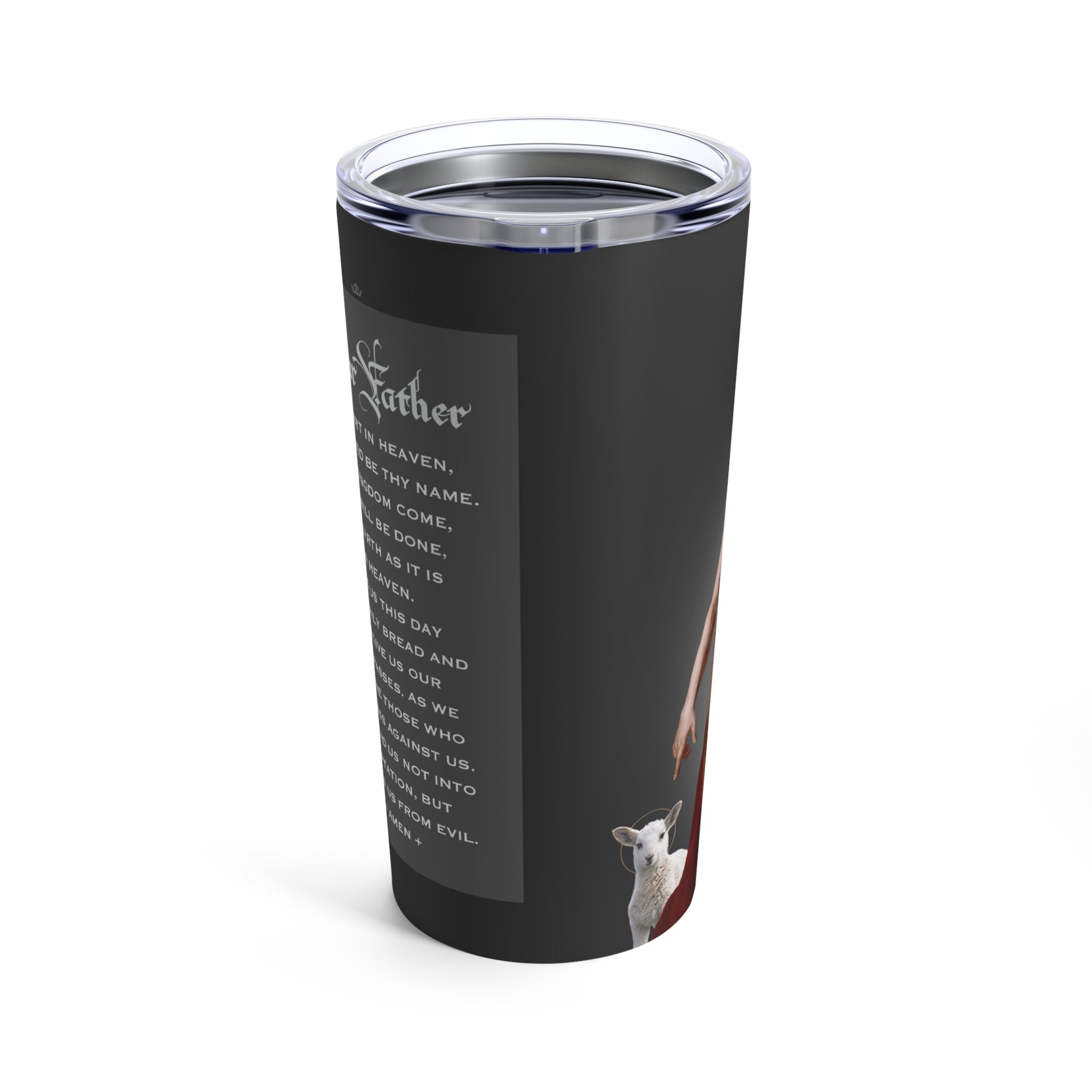 St. John the Baptist Lord's Prayer Tumbler 20 oz. (Ash) - VENXARA®