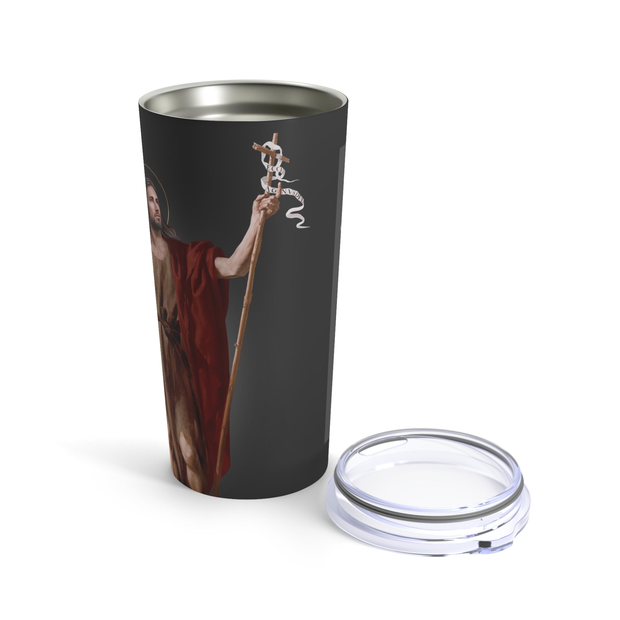 St. John the Baptist Lord's Prayer Tumbler 20 oz. (Ash) - VENXARA®