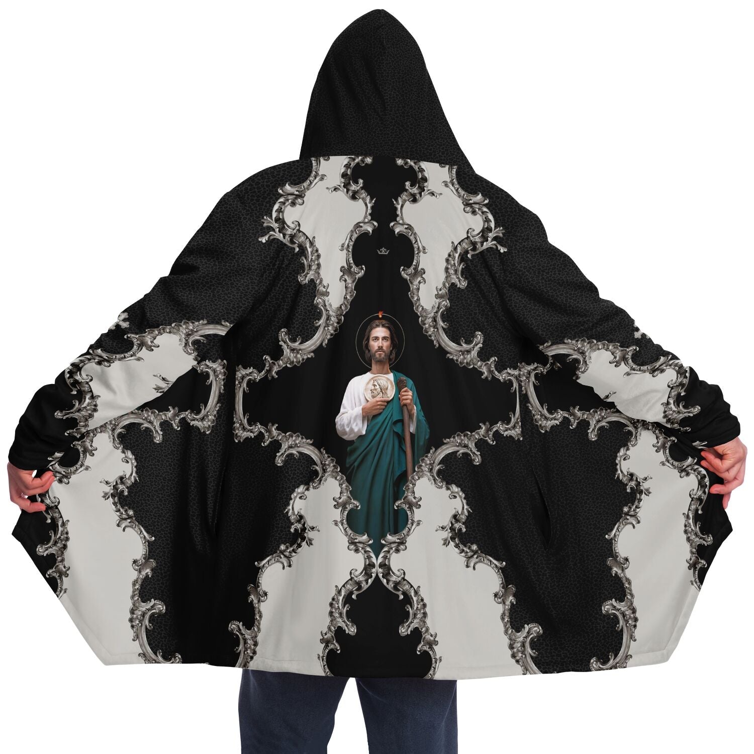 St. Jude Microfleece Cloak (Baroque Leopard) - VENXARA®