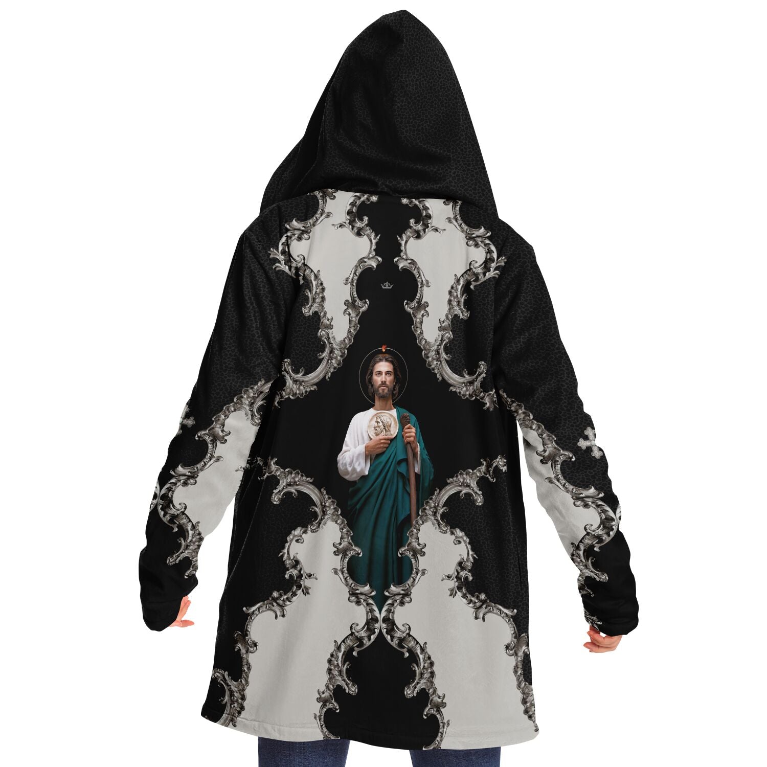 St. Jude Microfleece Cloak (Baroque Leopard) - VENXARA®