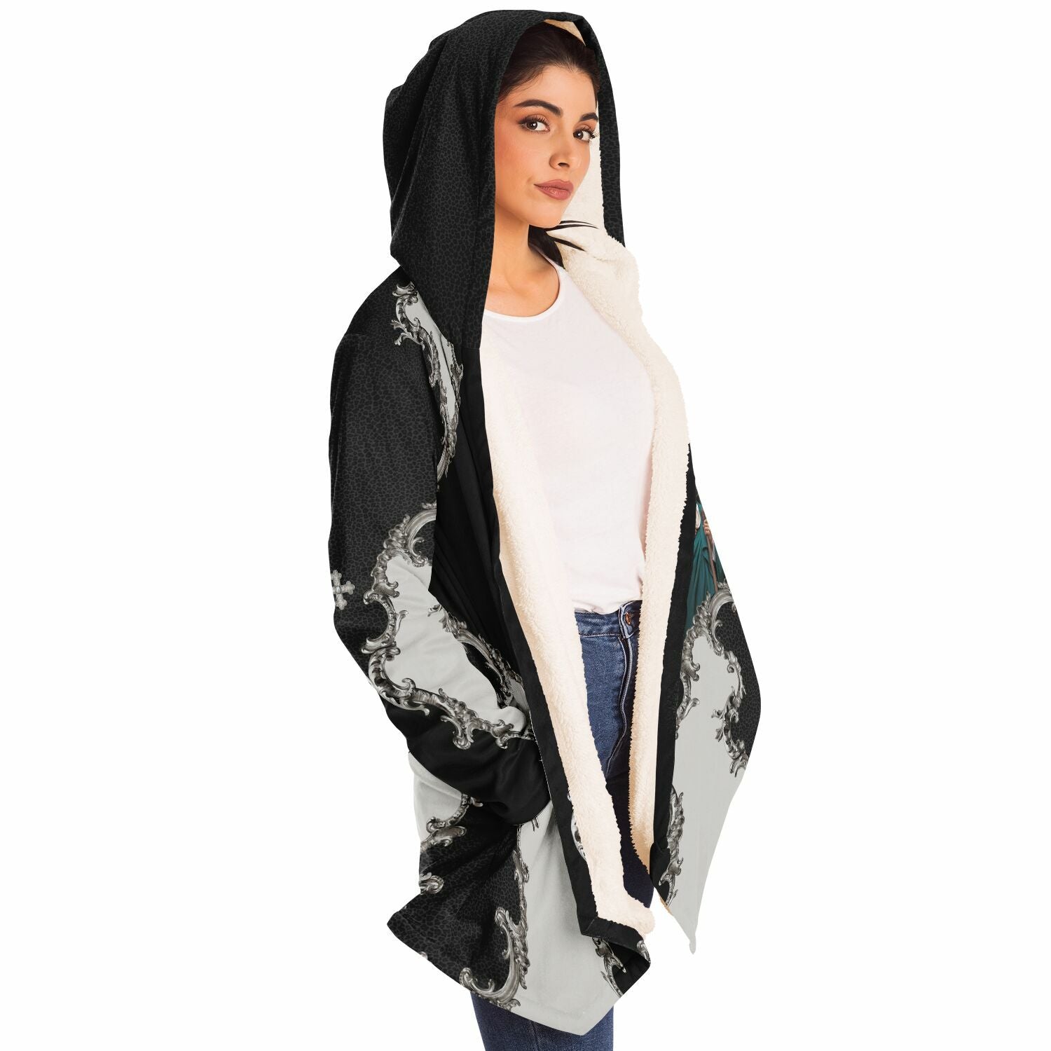 St. Jude Microfleece Cloak (Baroque Leopard) - VENXARA®