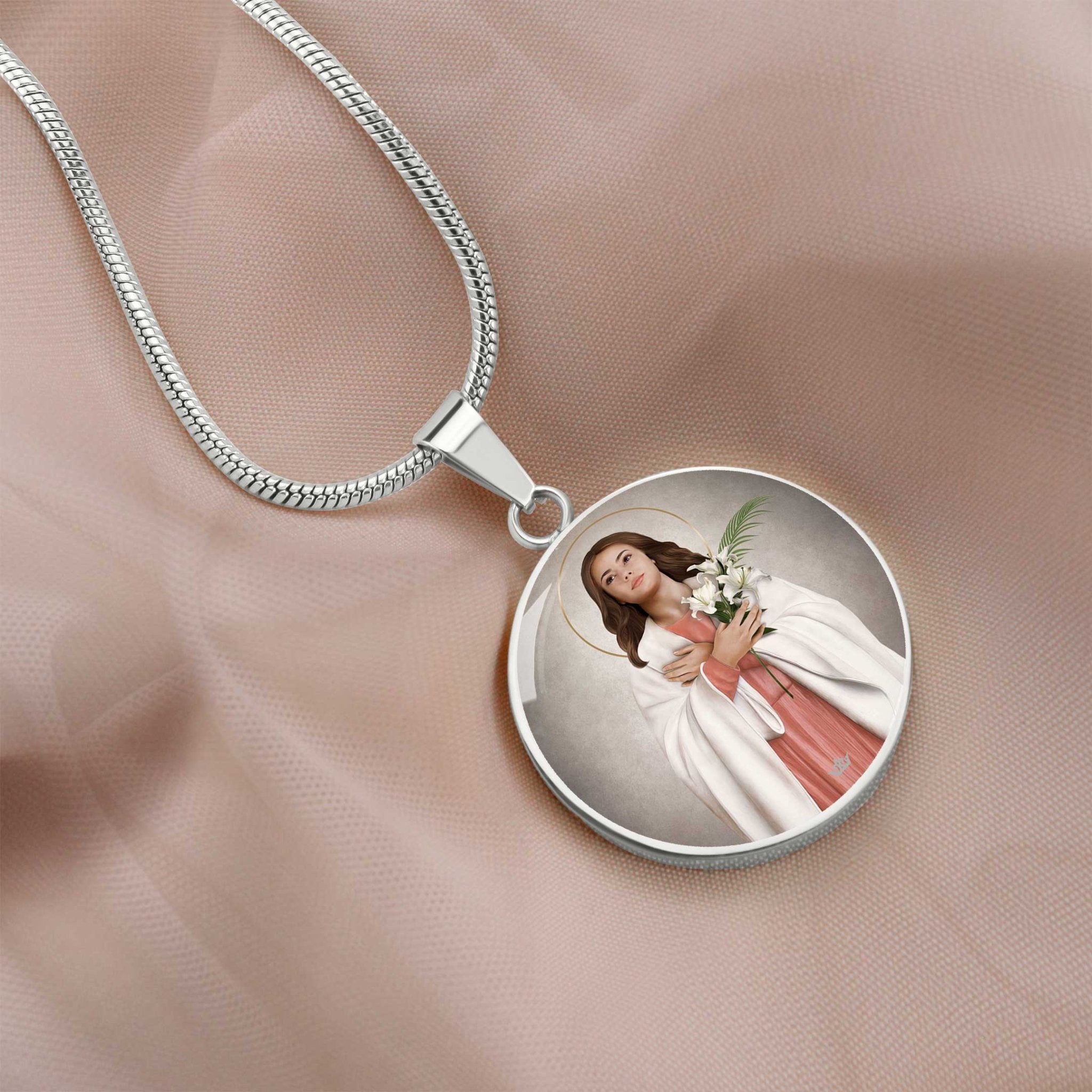 St. Maria Goretti Pendant Necklace - VENXARA®