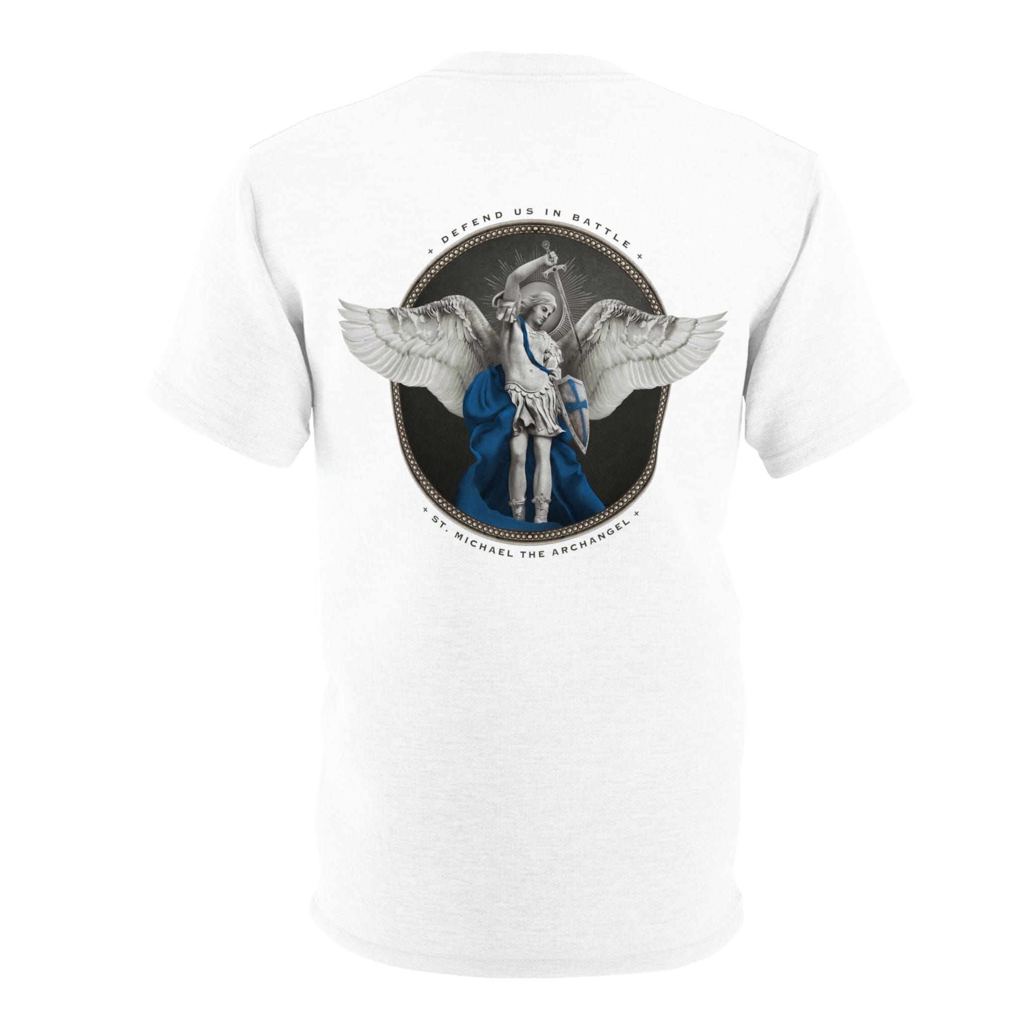 St. Michael the Archangel Men's T-Shirt (Blue Line)