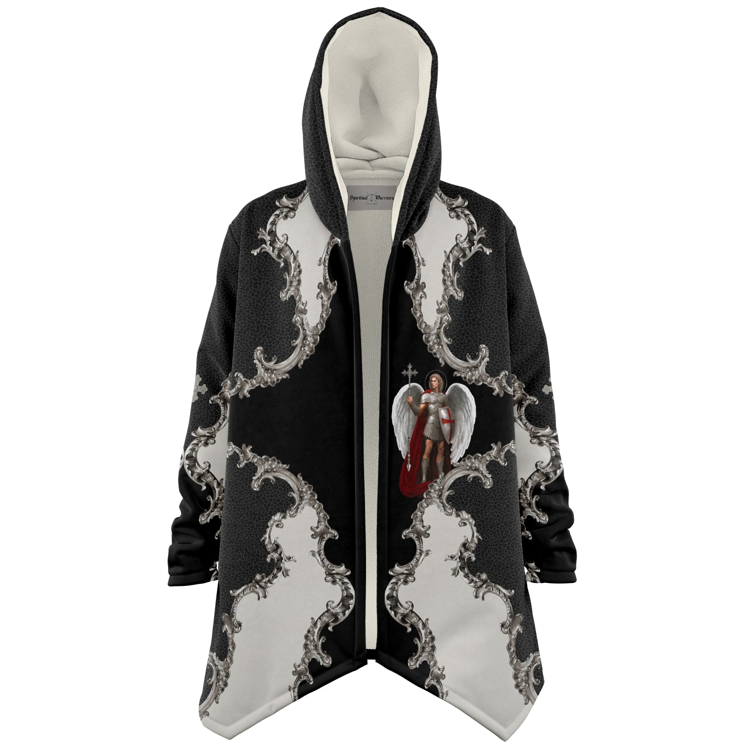 St. Michael the Archangel Victorious Microfleece Cloak (Baroque Leopard) - VENXARA®