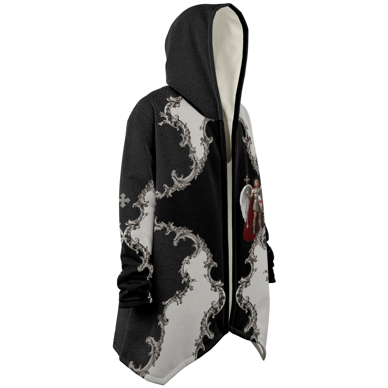 St. Michael the Archangel Victorious Microfleece Cloak (Baroque Leopard) - VENXARA®