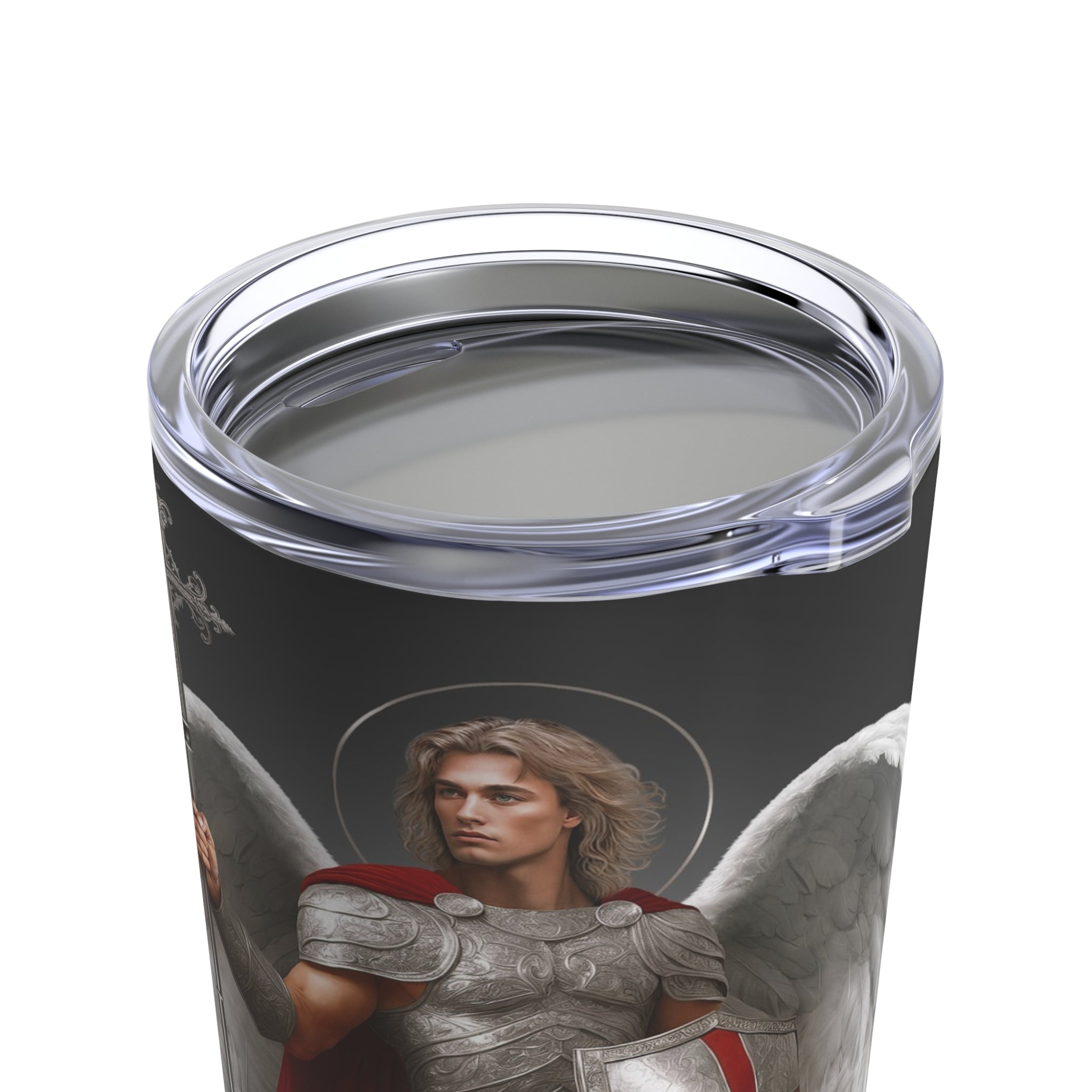 St. Michael the Archangel Victorious Tumbler 20 oz. (Ash) - VENXARA®