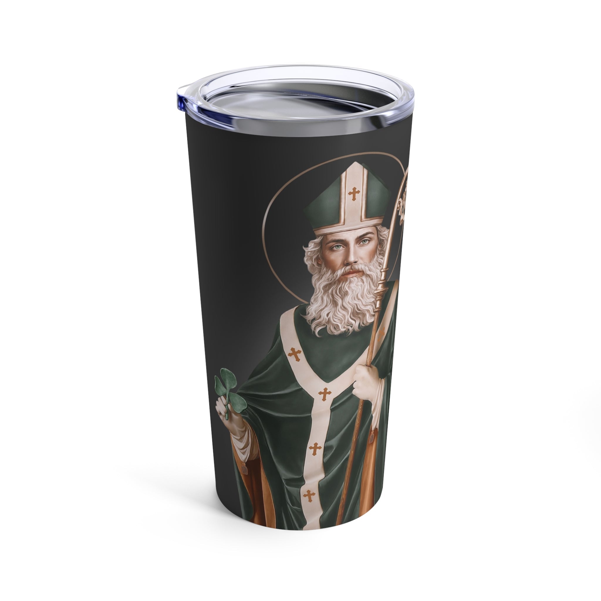 St. Patrick Lord's Prayer Tumbler 20 oz. (Ash) - VENXARA®