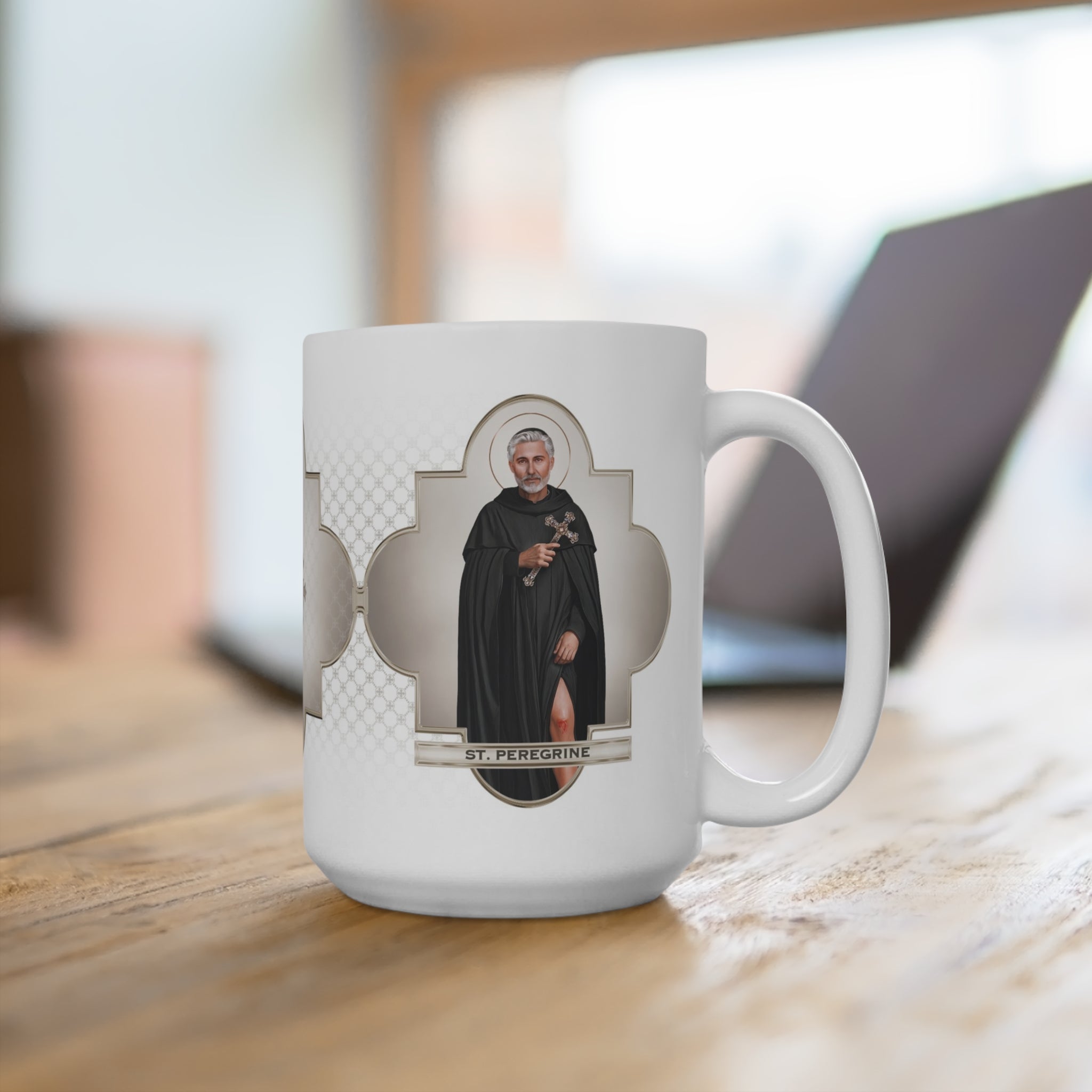 St. Peregrine Ceramic Mug - VENXARA®