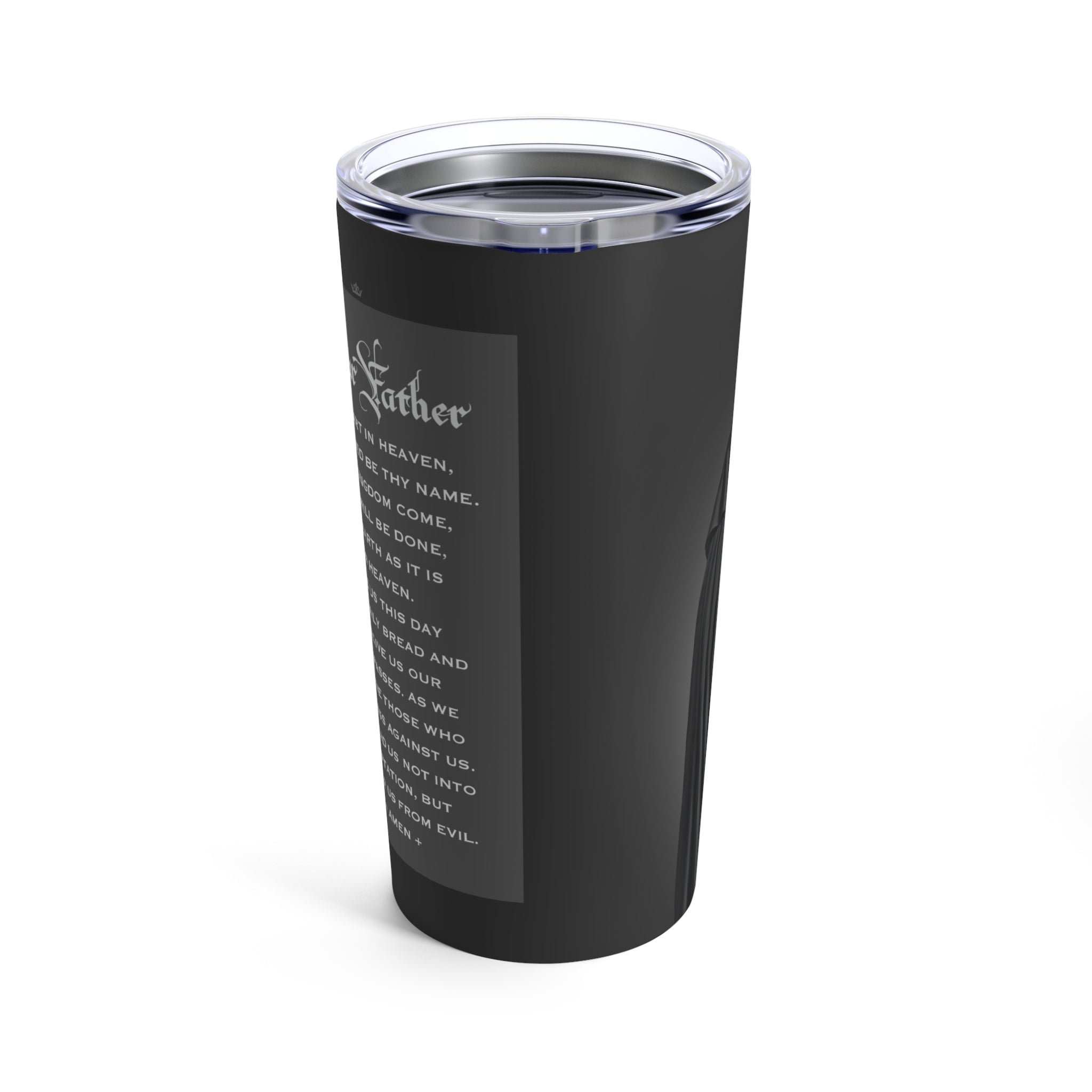 St. Peregrine Lord's Prayer Tumbler 20 oz. (Ash) - VENXARA®