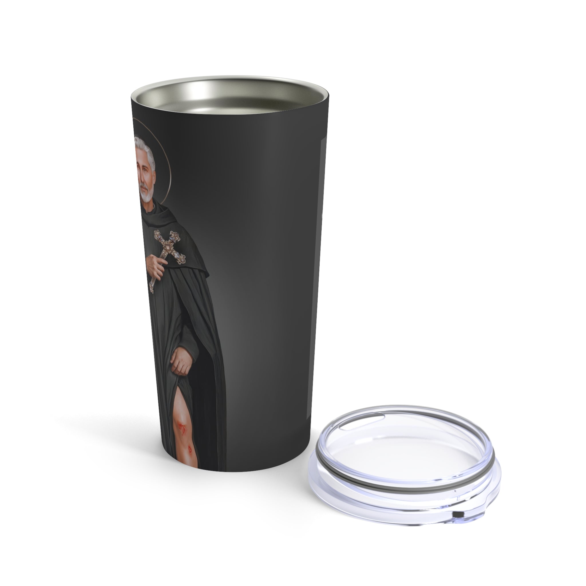 St. Peregrine Lord's Prayer Tumbler 20 oz. (Ash) - VENXARA®