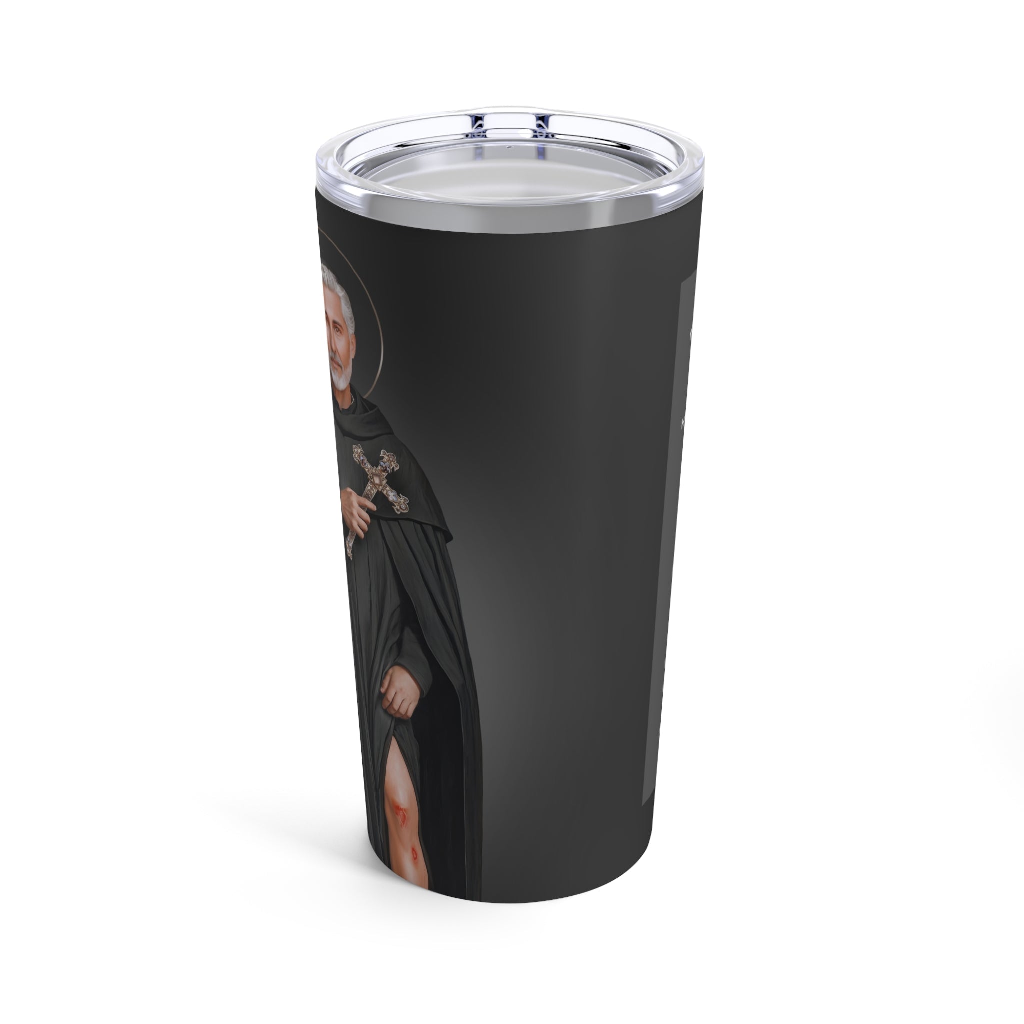 St. Peregrine Lord's Prayer Tumbler 20 oz. (Ash) - VENXARA®