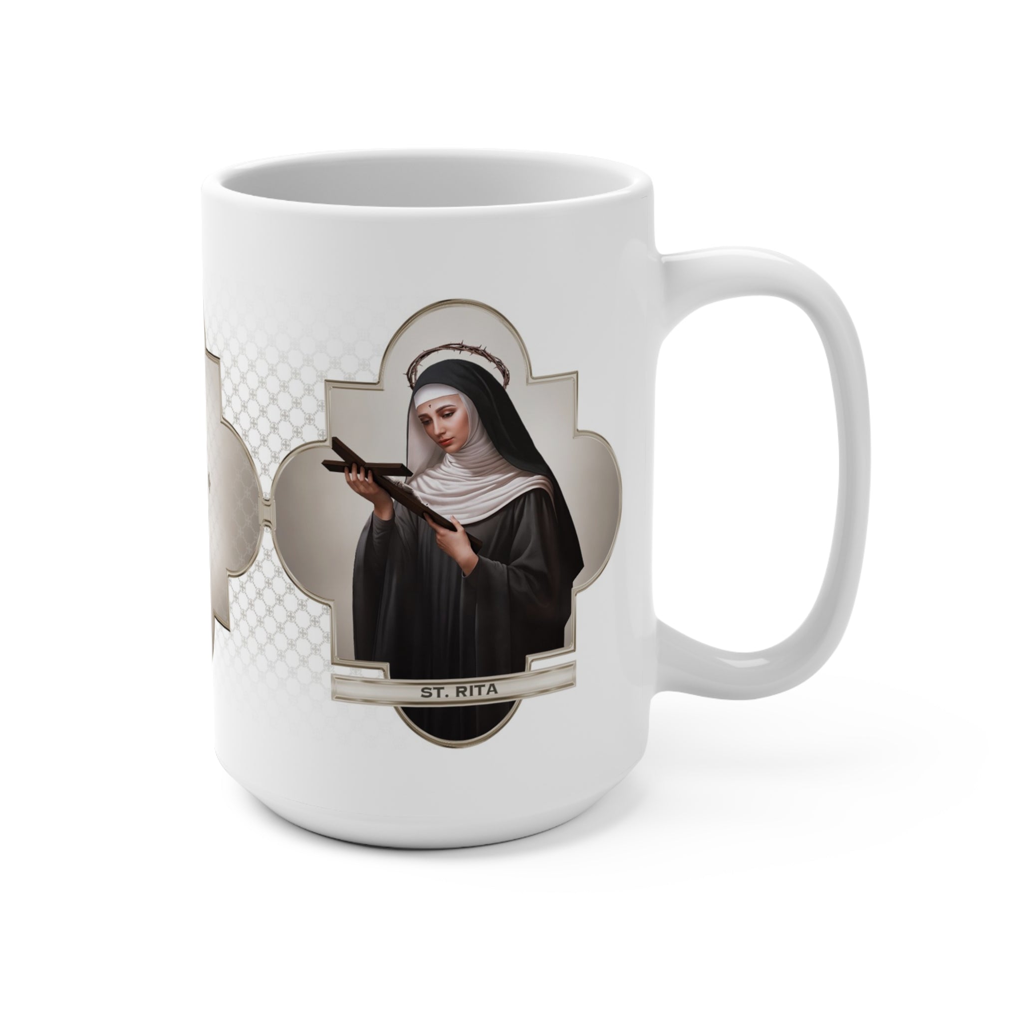 St. Rita of Cascia Ceramic Mug - VENXARA®