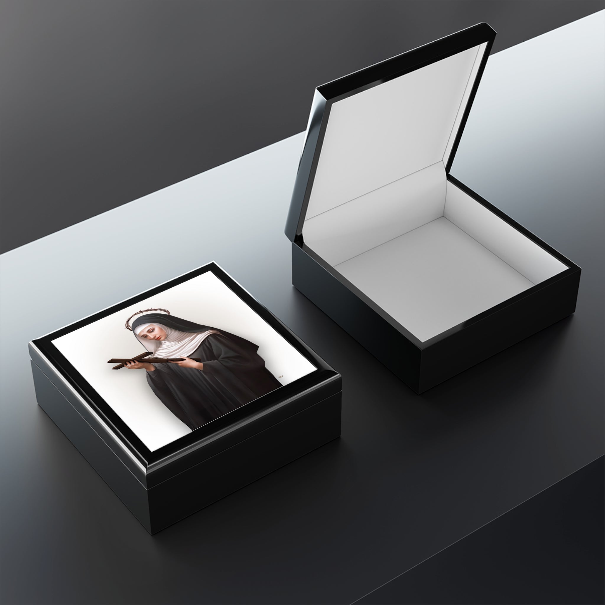 St. Rita of Cascia Keepsake Box - VENXARA®