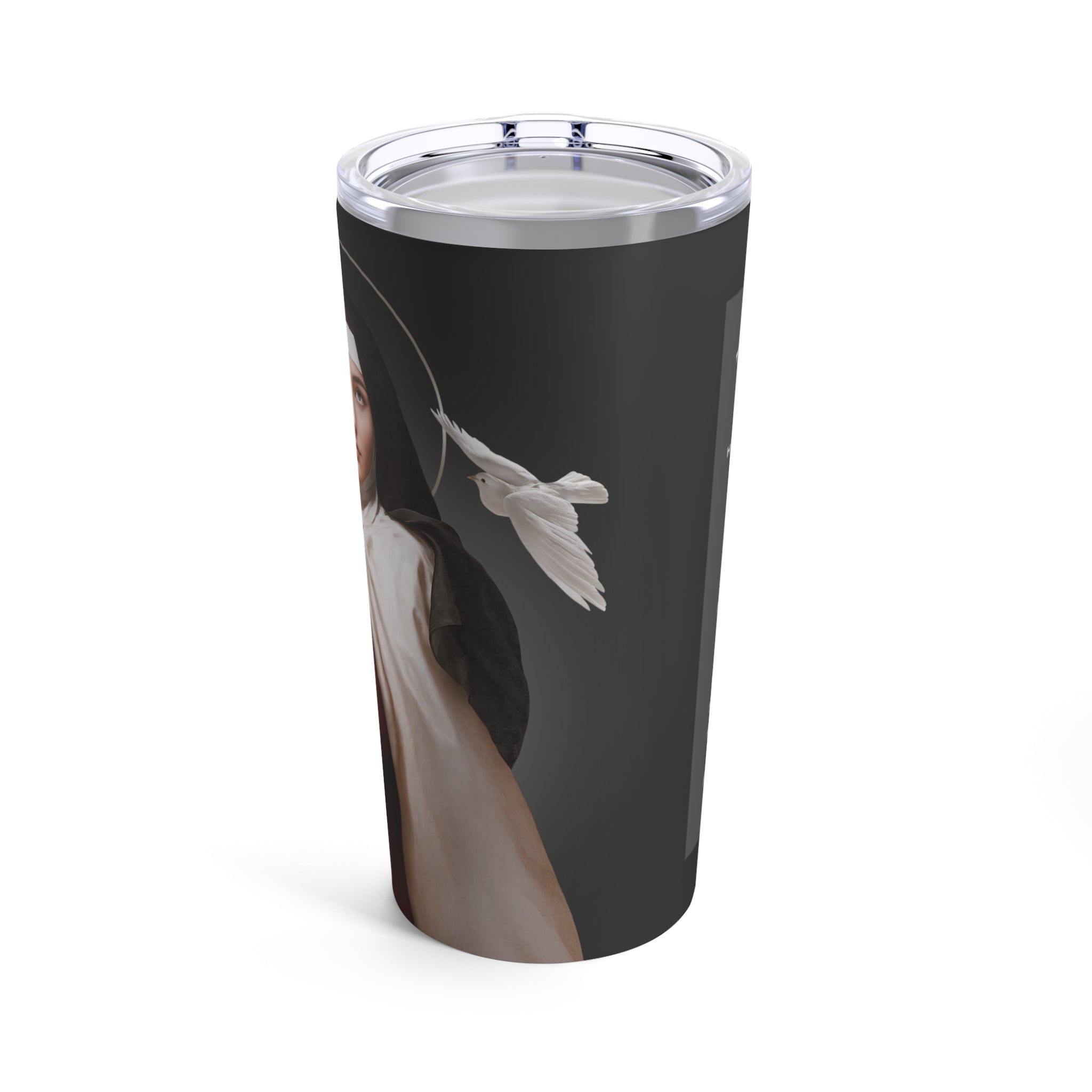 St. Teresa of Avila Lord's Prayer Tumbler 20 oz. (Ash) - VENXARA®