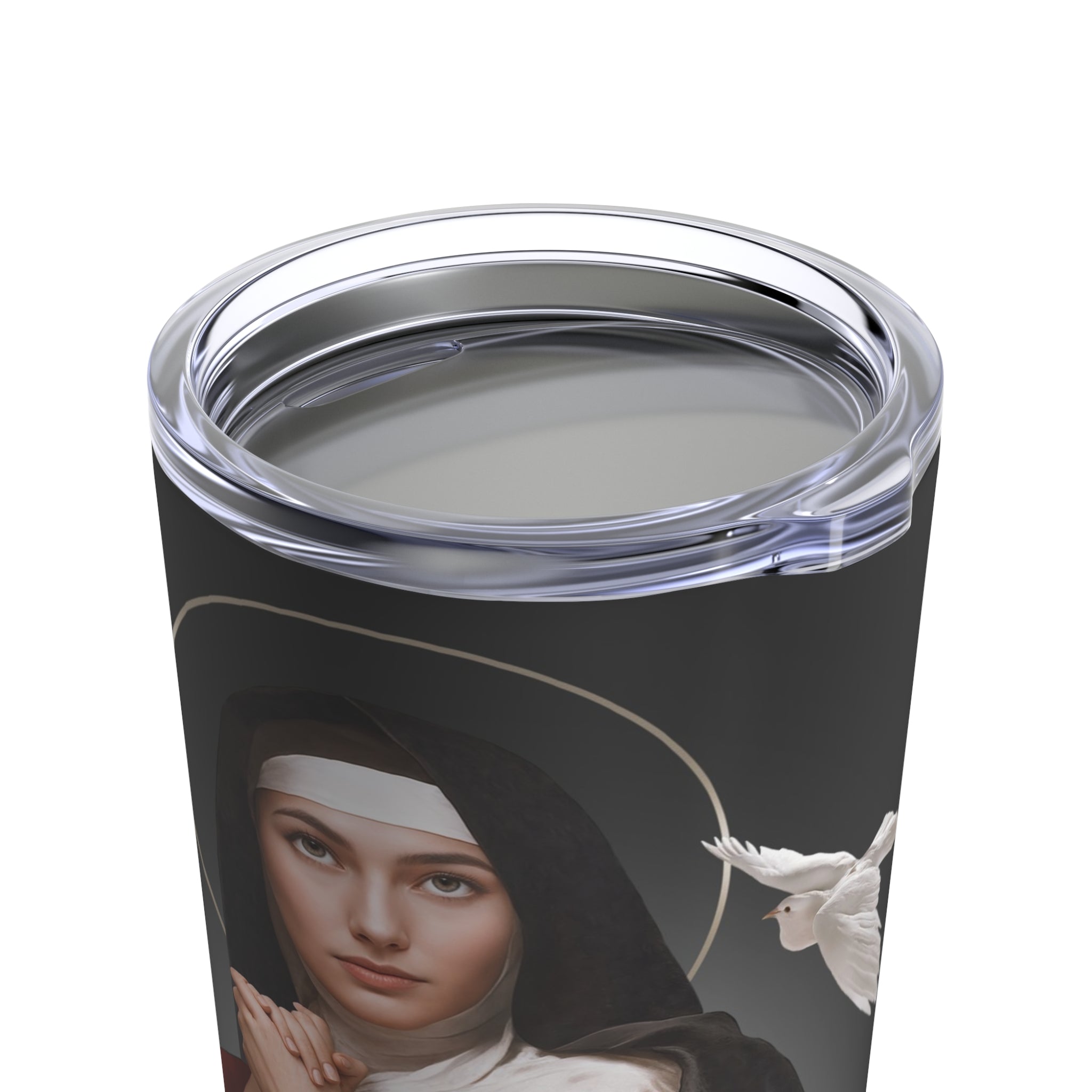 St. Teresa of Avila Lord's Prayer Tumbler 20 oz. (Ash) - VENXARA®