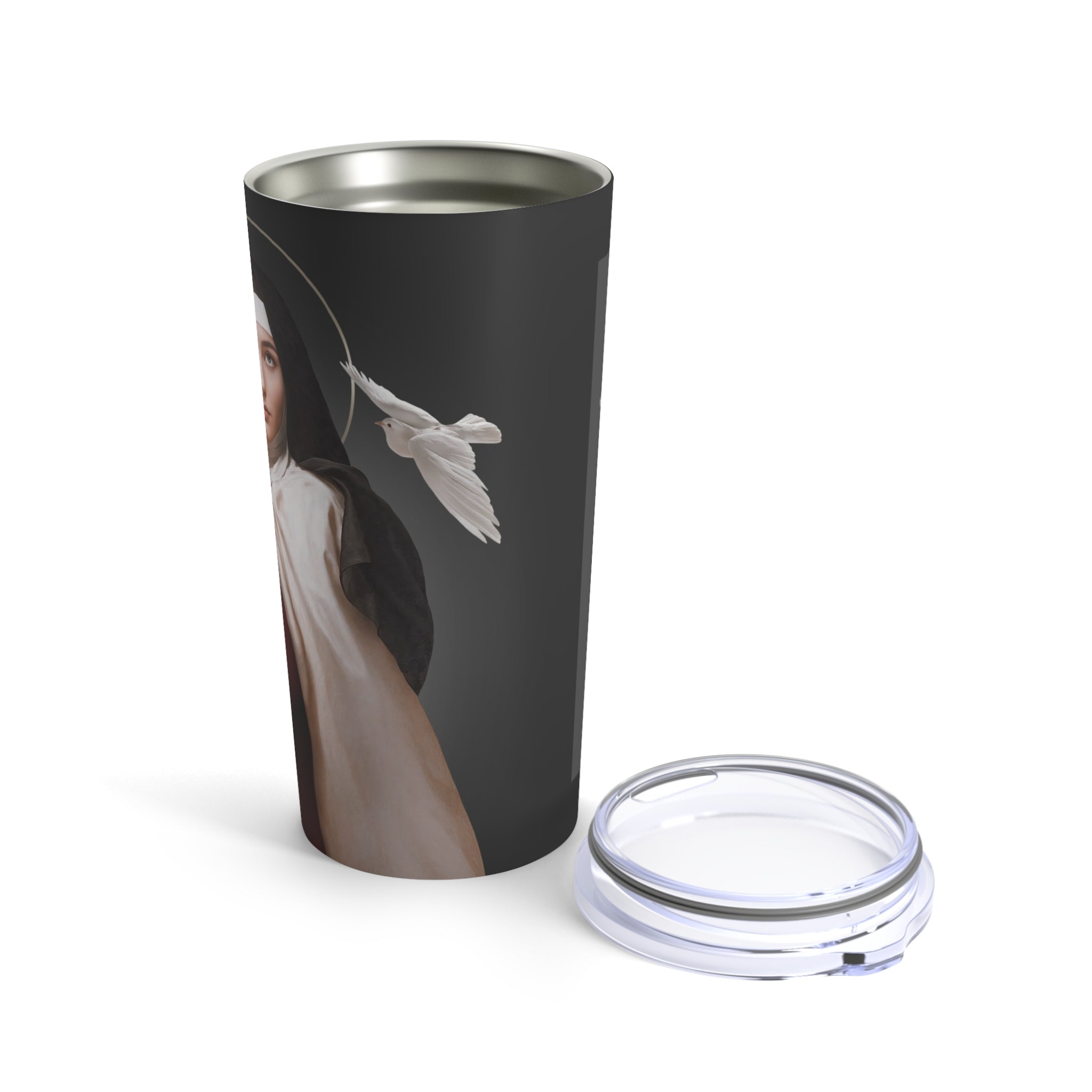 St. Teresa of Avila Lord's Prayer Tumbler 20 oz. (Ash) - VENXARA®