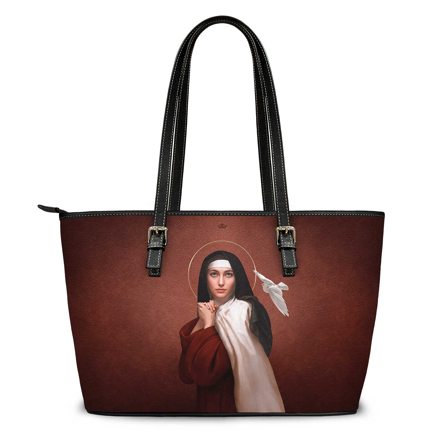 St. Teresa of Avila Tote Bag (Currant) - VENXARA®