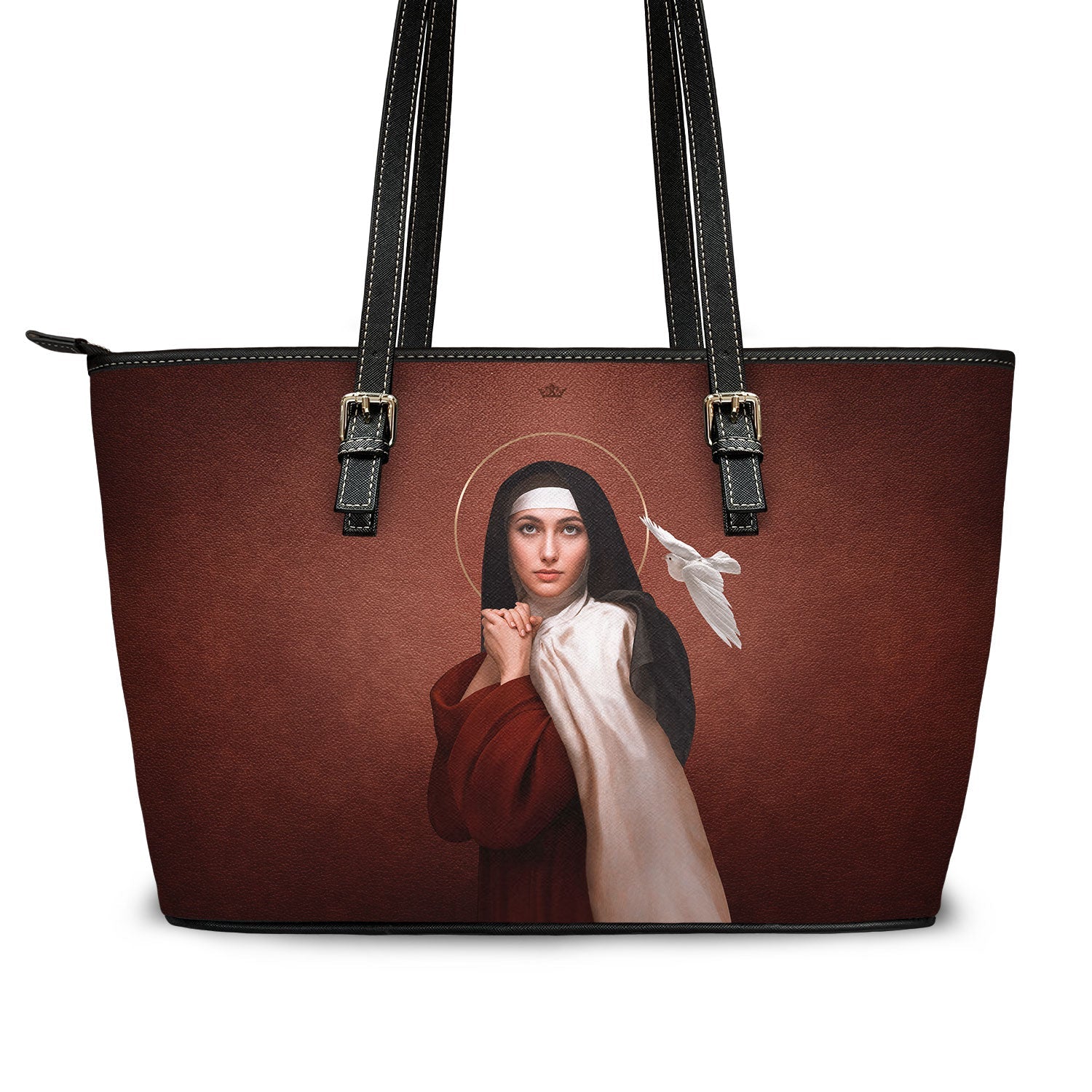 St. Teresa of Avila Tote Bag (Currant) - VENXARA®