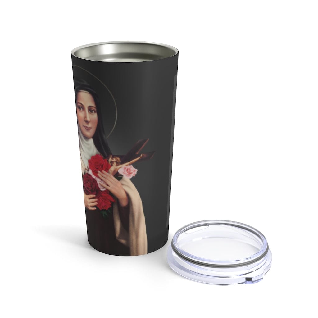 St. Therese of Lisieux Lord's Prayer Tumbler 20 oz. (Ash) - VENXARA®