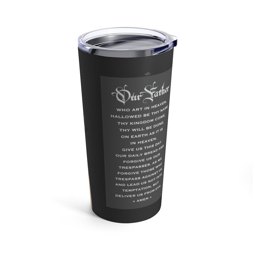 St. Therese of Lisieux Lord's Prayer Tumbler 20 oz. (Ash) - VENXARA®