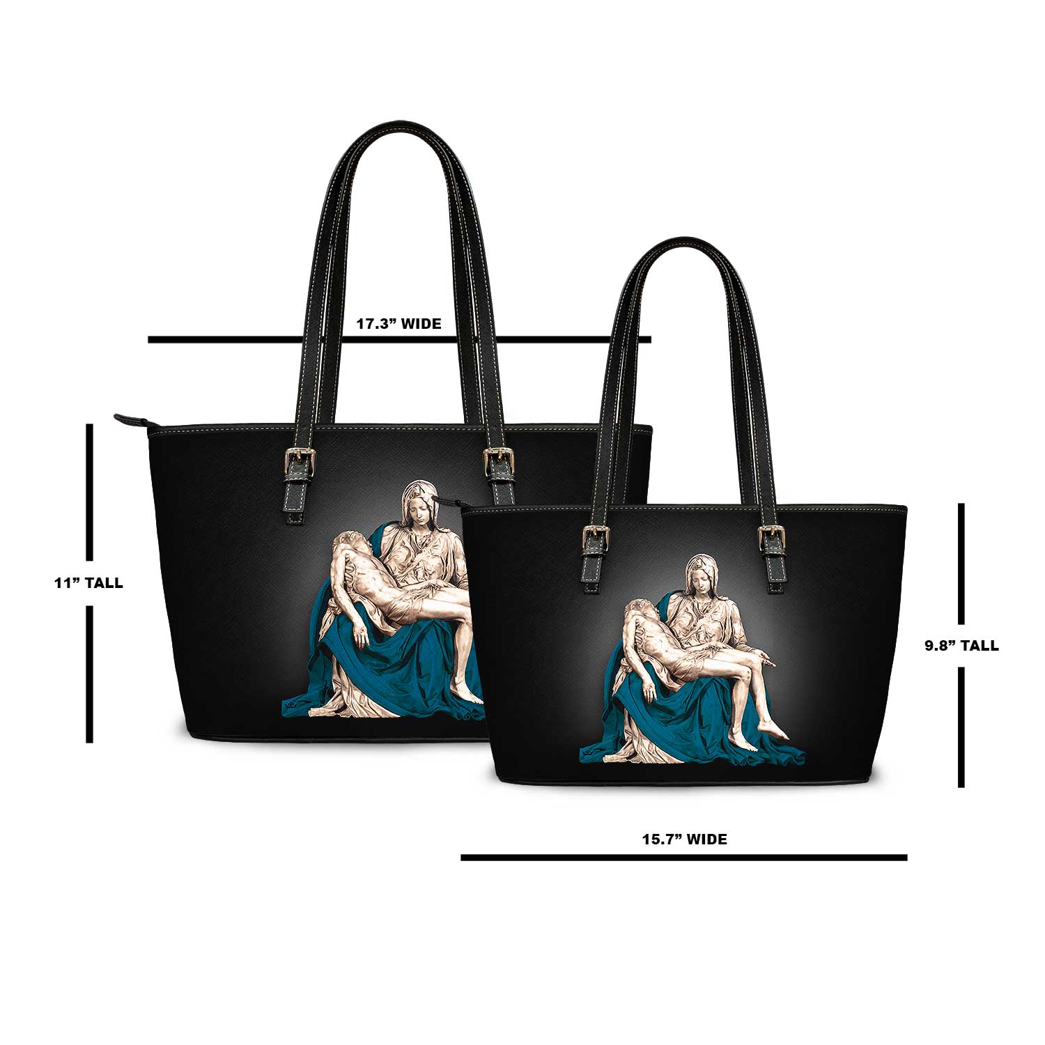 The Pieta Tote Bag (Black) - VENXARA®