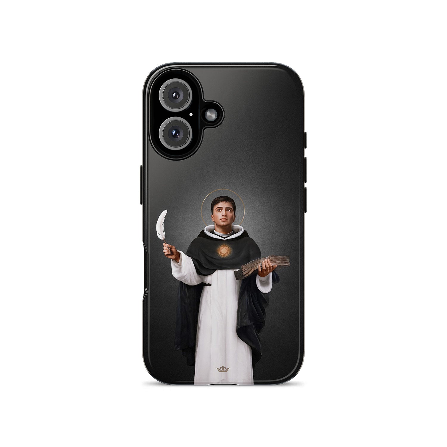 St. Thomas Aquinas Hard Phone Case (Dark)