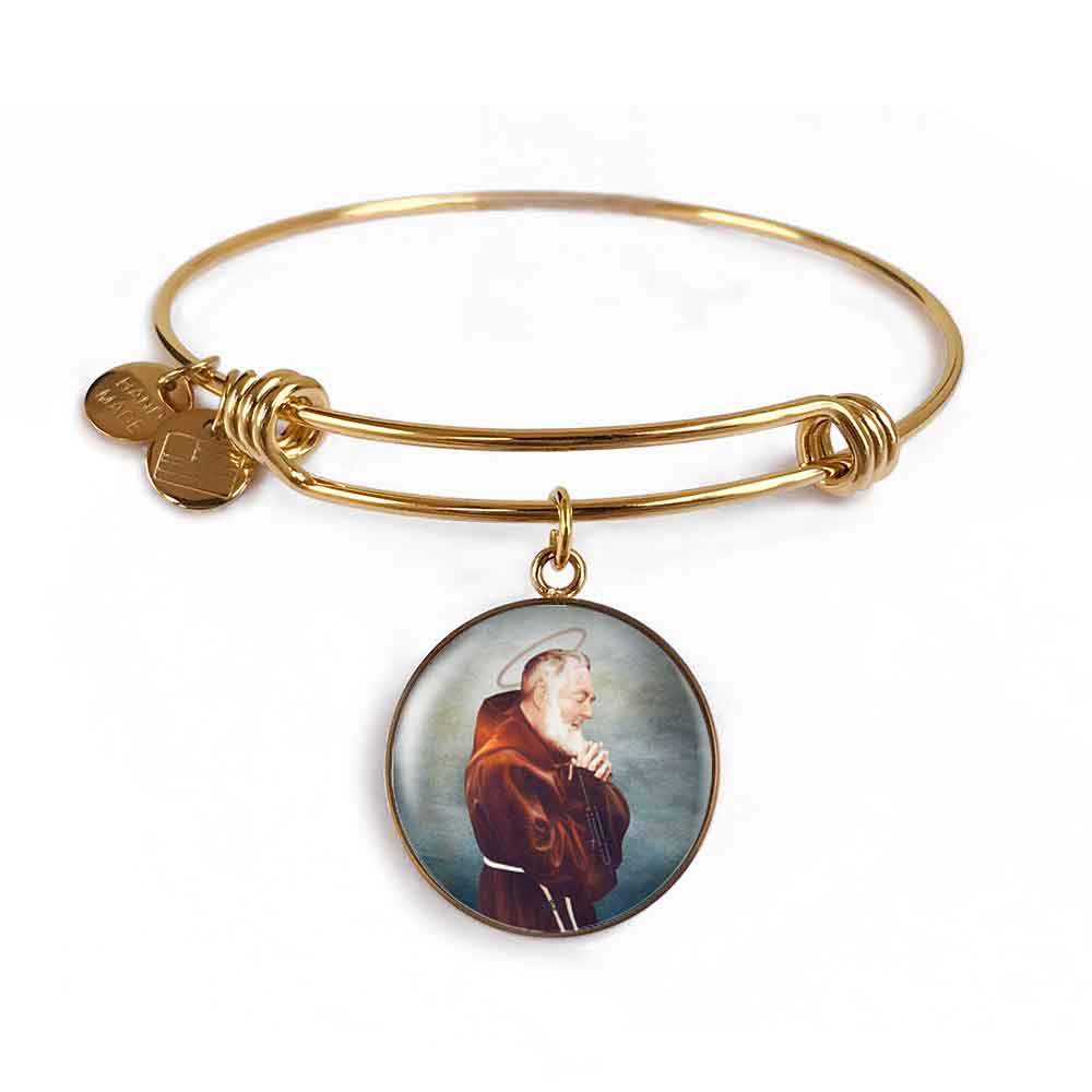 Humility 14K Gold Plated Virgin Mary Bracelet